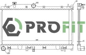 Радиатор охлаждения двигателя