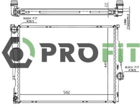Радиатор охлаждения двигателя Радиатор охлаждения двигателя