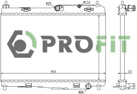 Радиатор охлаждения двигателя