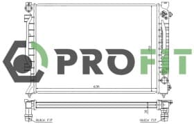 Радиатор охлаждения двигателя