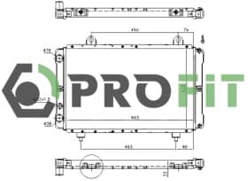 Радіатор охолодження двигуна