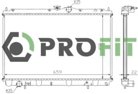 Радиатор охлаждения двигателя