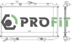 Радиатор охлаждения двигателя