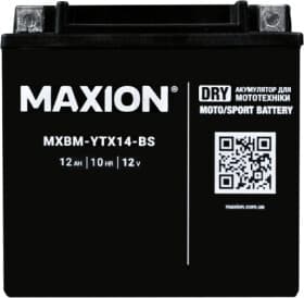 Акумулятор Maxion 6 CT-12-L MXBM-YTX14-BS