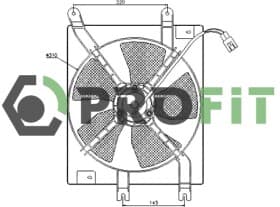 Вентилятор системы охлаждения двигателя