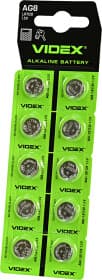 Батарейка Videx АG8 SR55 1,5 V 10 шт
