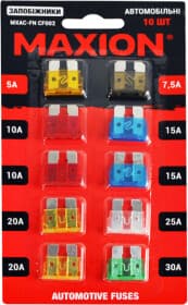 Набор предохранителей Maxion MXAC-FNCF002 FN mini 10 шт.