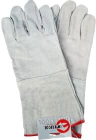 Перчатки рабочие Intertool замшевые белые