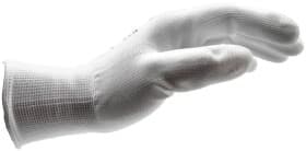 Перчатки рабочие Würth White PU трикотажные с полиуретановым покрытием белые