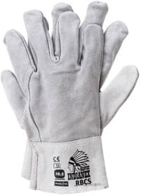 Краги Virok шкіряні (спилок) сірі