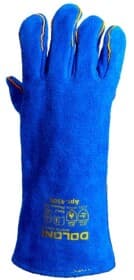 Краги Doloni D-Flame кожаные (спилок) фиолетовый