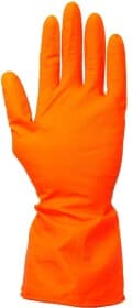 Перчатки бытовые Doloni D-CLEAN латексные оранжевый