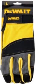 Рукавички робочі DeWALT неопренові зі шкіряними вставками чорні