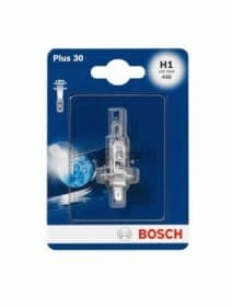 Автолампа Bosch Plus 30 H1 P14,5s 55 W прозрачная 1987301003
