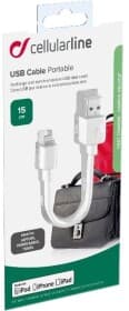 Кабель CellularLine Portable USBDATACTRMFIIPH5 USB - Apple Lightning 0,15 м