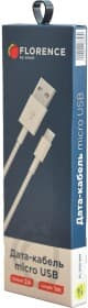 Кабель Florence FL2110WM USB - Micro USB 1 м