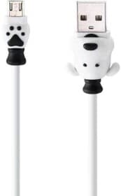 Кабель Remax Dog Styled RC-106MWHITE USB - Micro USB 1 м Кабель Remax Dog Styled RC-106MWHITE USB - Micro USB 1 м