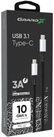 Кабель Grand-X TPC-02 type-C - type-C 1 м
