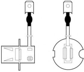 Автолампа Valeo Essential H3 PK22s 55 W прозора 032005