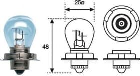 Автолампа Magneti Marelli S3 P26s 15 W прозрачная 002588300000