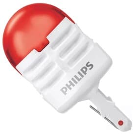 Автолампа Philips Ultinon Pro3000 W21W W3x16d 1,75 W червона 11065U30RB2