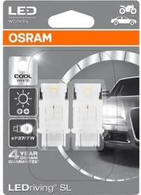 Автолампа Osram LEDriving Standard P27/7W W2,5x16q 1,7 W 3157DWP-02B