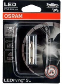 Автолампа Osram LEDriving Standard C5W SV8,5-8 0,5 W белая 6418DWP-01B