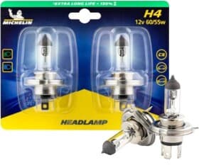 Автолампа Michelin Long Life H4 P43t 55 W 60 W прозора W32286