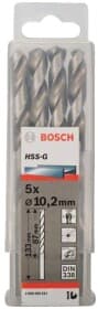Набор сверл Bosch спиральных по металлу 2608585523 10.2 мм 5 шт. Набор сверл Bosch спиральных по металлу 2608585523 10.2 мм 5 шт.