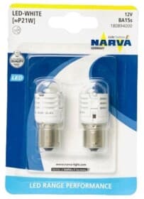 Автолампа Narva P21W BA15s 1,75 W прозрачная 180894000