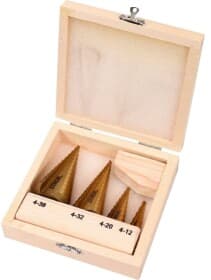 Набор сверл STHOR ступенчатых по металлу 22617 4-39 мм 4 шт.