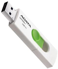 Флешка Adata UV320 White/Green 64 ГБ