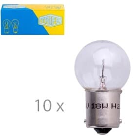 Автолампа Trifa P18W BA15s 18 W прозрачная 00370