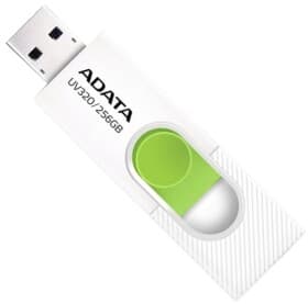 Флешка Adata UV320 White/Green 256 ГБ Флешка Adata UV320 White/Green 256 ГБ