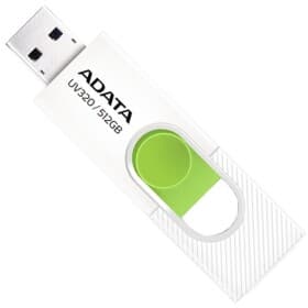 Флешка Adata UV320 White/Green 512 ГБ Флешка Adata UV320 White/Green 512 ГБ