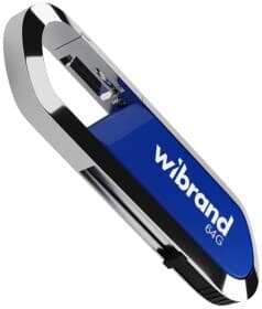 Флешка Wibrand Aligator Blue 64 ГБ