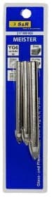 Набор сверл S&R конусных по плитке и стеклу Meister 217000003 6-10 мм 3 шт. Набор сверл S&R конусных по плитке и стеклу Meister 217000003 6-10 мм 3 шт.