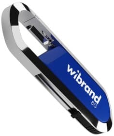 Флешка Wibrand Aligator Blue 8 ГБ