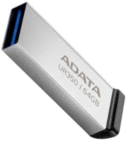 Флешка Adata UR350 Silver-Black 64 ГБ