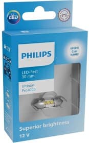Автолампа Philips Ultinon Pro7000 C5W SV8,5 1 W 11860CU70X1