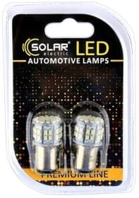 Автолампа Solar Premium Line S25 BAY15d 5 W белая SL1386