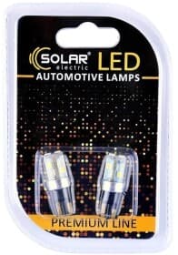 Автолампа Solar Premium Line T10 W2,1x9,5d 6 W белая SL1342