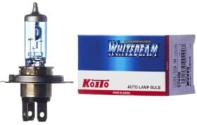 Автолампа KOITO Whitebeam H4 P43t-38 55 W 60 W прозоро-блакитна 0744W