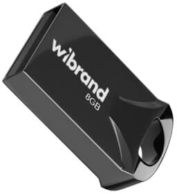 Флешка Wibrand Hawk Black 8 ГБ