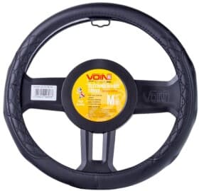 Чехол на руль Voin VLOD-L2163 кожа цвет черный
