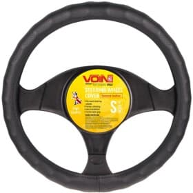 Чехол на руль Voin VLOD-L892 кожа с перфорацией с 1 швом цвет черный