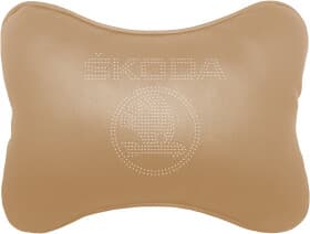 Подушка-підголовник StatusCASE бежева Skoda ap0011002