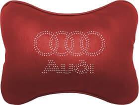 Подушка-подголовник StatusCASE красная Audi ap0011402