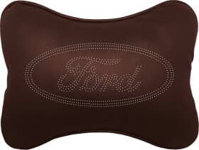 Подушка-подголовник StatusCASE коричневая Ford ap0014902