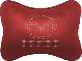 Подушка-підголовник StatusCASE червона Mazda ap008002
